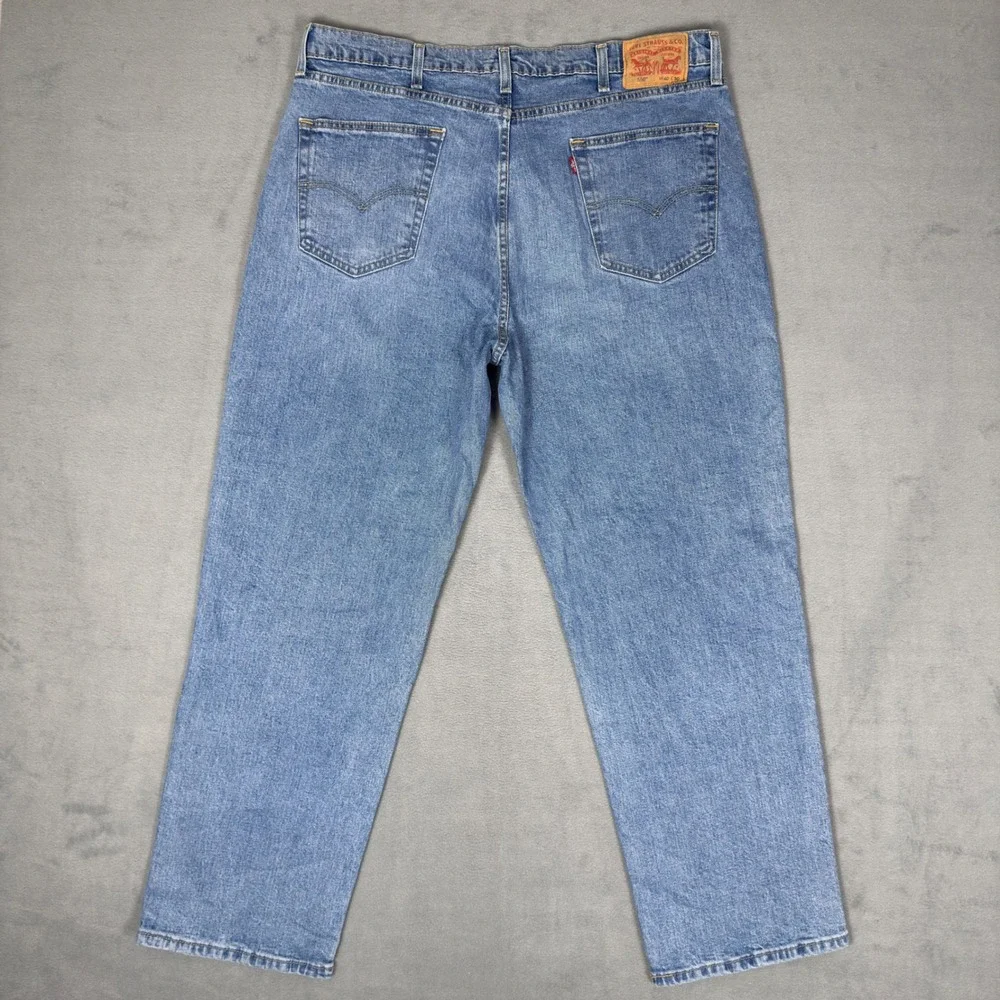 Levi's‎ 550 Relaxed Fit Jeans Tapered Leg Blue Denim Medium Wash 40x30